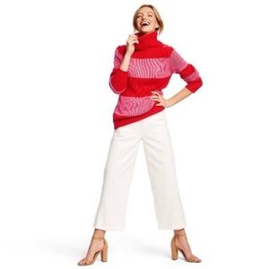 Isaac Mizrahi for target red and pink sweater